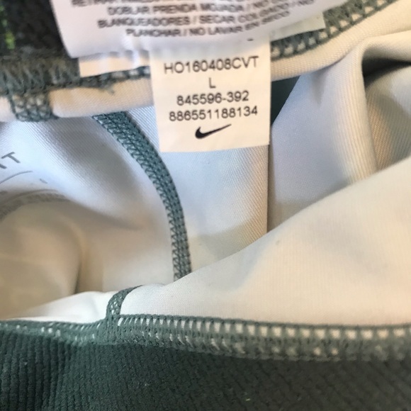 Nike Kid's lime green/gray dri-fit leggings - Picture 11 of 11